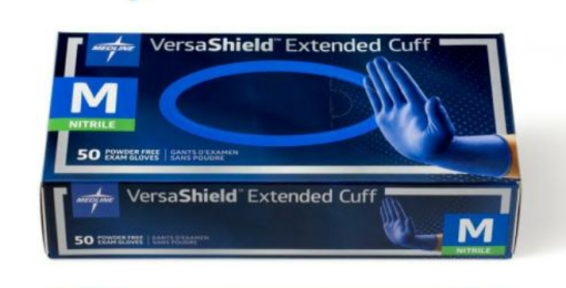 Versashield Extended Cuffs Nitrile Gloves - 50/box - Image 3