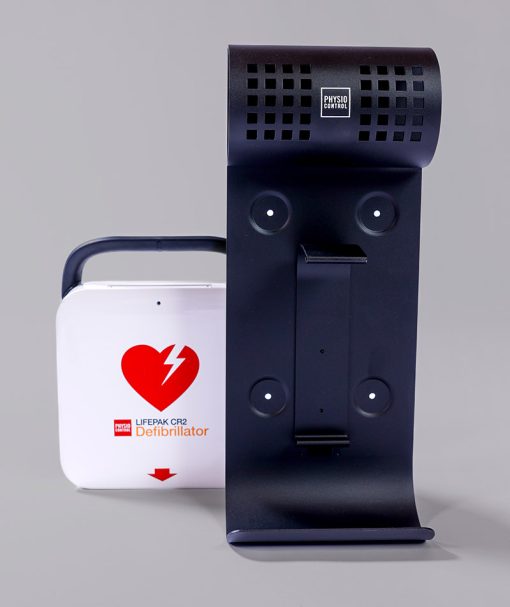 Support mural noir pour Lifepak Express, CR-Plus & CR2 – Image 2