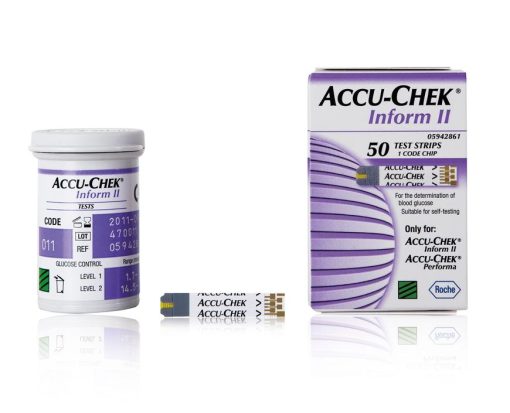 Bandelettes de glycémie AccuChek Inform II 50/box