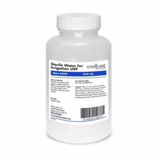 Eau stérile 250ml en bouteille - 24/bte