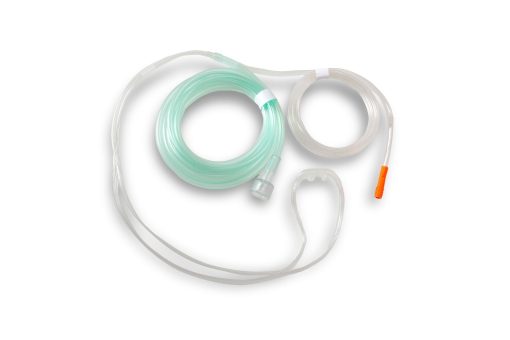 Pediatric Oral-Nasal CO2 Filter Line with O2 Tubing 25/bx