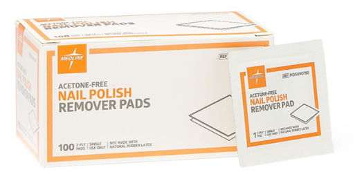 Nail Polish Remover Pads 100/box
