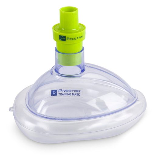 Prestan CPR Training Face Mask Infant 10-Pack with Rescue Mask Adaptors (individually wrapped), 10-count bag