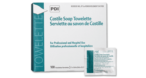 Castille Soap Wipes - 100/box
