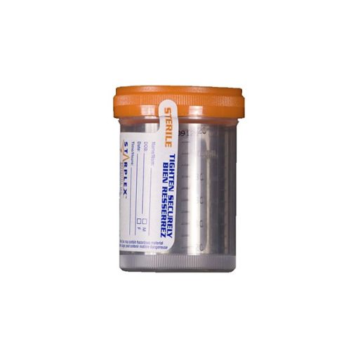 Container Specimen 120ml Sterile NCS Label CA/300