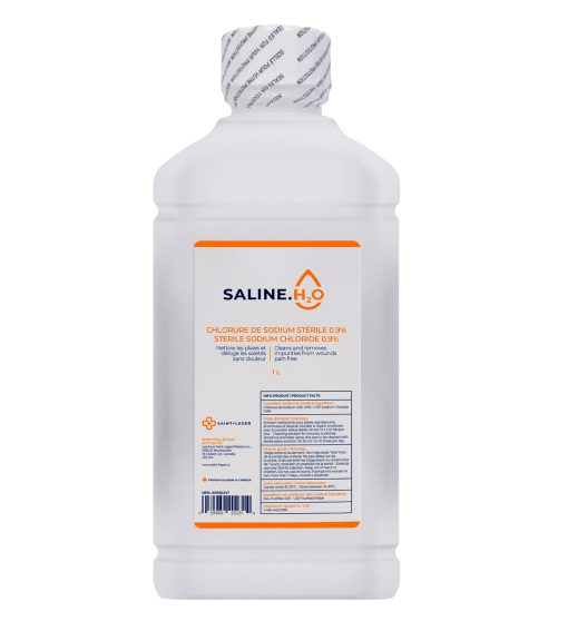Saint-Léger Bouteille NaCl 0.9% USP 1L 6/cse