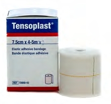 Tensosport White Elastic Bandage 7.5cm x 4-5m - 24/box