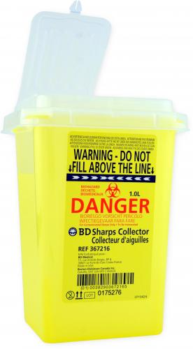 1L BD Sharps Collector Yellow