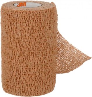 COBAN Self-adherent elastic bandage 4'' x 5vrg - 18/cse