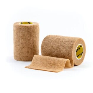 Beige Self-Adhesive Elastic Bandage 6in x 5yds 12/box