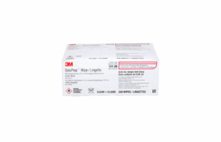 SoluPrep chlorhexidine 2% + alcohol 70% wipes 0.65ml 200/bx