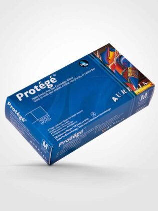 Gants en nitrile bleus Aurélia Protégé 4 mil 100/bte