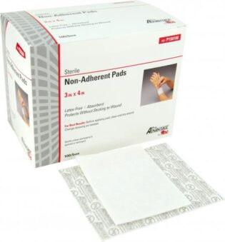 Dressing Non-Adherent 3 x 4in Sterile BX/100