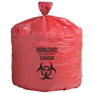 Infectious Waste Bags, 58.4 x 61 cm, 50/Pack
