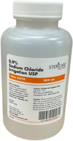NaCl Solution saline bouteille 250 ml