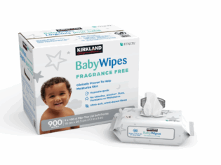 Kirkland Signature Baby Wipes, Fragrance Free, 100/pack