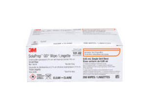 Lingettes de Chlorexidine 0.5% a/Alcool 70 % SoluPrep, 200/bte