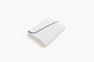 Drap Contour Ultra Knit 32-38" x 78-86" x 4-10" Blanc